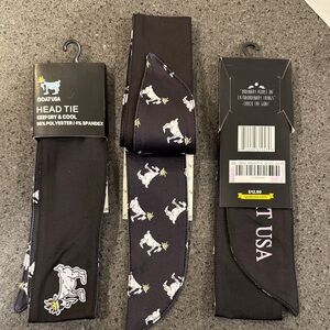 NWT GOAT USA Head Tie